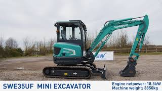 SUNWARD SWE35 UF MINI EXCAVATOR WALK AROUND [upl. by Ardnwahsal962]