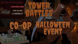 Tower Battles Halloween Event Coop Strategy [upl. by Clements]