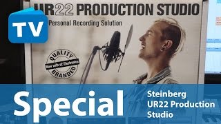 Steinberg UR22 Production Studio mit Cubase Wavelab amp UR 22 [upl. by Anailuj]