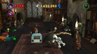 Lego Harry Potter Years 14 Walkthrough Library [upl. by Etteb943]