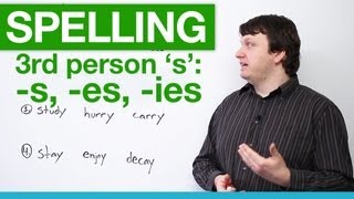 Spelling  Rules for Third Person S [upl. by Borlase755]