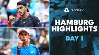 Cerundolo Plays Comesana Arnaldi Altmaier amp Marterer Feature  Hamburg 2024 Day 1 Highlights [upl. by Olegnaed]