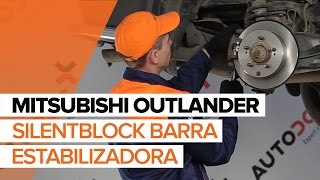 Cómo cambiar los silentblock barra estabilizadora trasero en MITSUBISHI OUTLANDER [upl. by Leupold165]