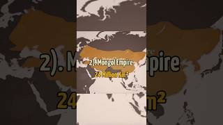 Top 50 Largest Empires in history  worldhistory [upl. by Sirrah311]