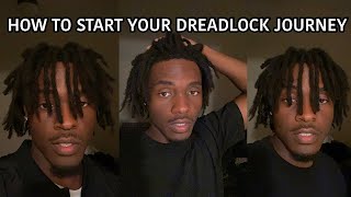 HOW TO GET DREADS  3 ways to start your dread journey [upl. by Celeski609]