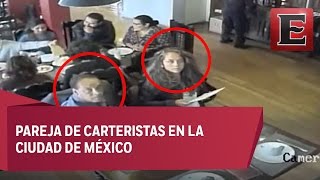 Así operan carteristas en la Ciudad de México [upl. by Egduj]