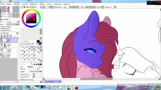 GORE CONTENT I Love Heads Pinkamena  MLP SpeedPaint [upl. by Nnaeinahpets]