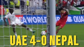 Highlights UAE Vs Nepal  Football World Cup 2026 Qualification  Group H  Asia Region [upl. by Torrance]