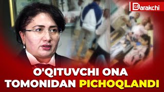 OQITUVCHI ONA TOMONIDAN PICHOQLANDI [upl. by Nnylrefinnej]