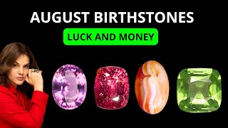 August Birthstones for luck and money Peridot Spinel and more [upl. by Betsy]