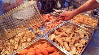 Fried Seafood Top Cooking Skills Italian Street Food [upl. by Ahtabbat]