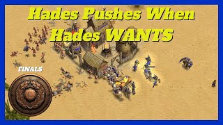 Sometimes you just gotta attack  Nullus Hades vs Matreiuss Loki Game 35 aom ageofempires [upl. by Araccot]