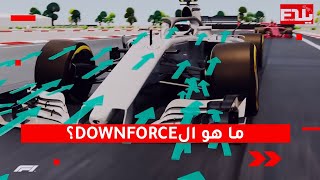 Downforce Explained ما معنى القوة السفلية وايه اهميتها في عالم رياضة سباقات السيارات؟ [upl. by Gibeon]