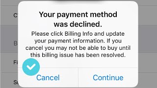 How to Fix Your Payment Method Was Declined App Store iOS 17 [upl. by Lowrie]