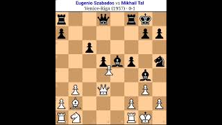 Mikhail Tal vs Eugenio  Tal Chess game Best game of Tal All Tal game of sacrifices [upl. by Upshaw]