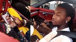 Offset Facetimes Lawyer and Cardi B During Traffic Stop Ends with Arrest [upl. by Idissac731]