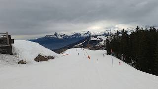 Skiing BLUE RETOUR ALPETTE  MEGEVE ski resort GoPro HD POV  Feb 2024 [upl. by Chitkara496]