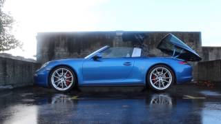 Porsche 911 991 Targa roof operation [upl. by Gutow]