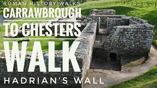 Hadrian’s wall history walk from Carrawbrough to Chesters fort HadriansWall [upl. by Hooker3]