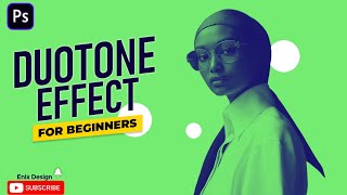 How to make a Duotone effect on Photoshop Beginners tutorial [upl. by Eelrebmyk]