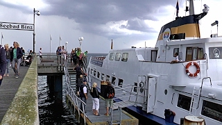 Mit der MS Binz vom Hafen Sassnitz nach Seebad Binz [upl. by Ashelman]