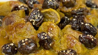 RECETTE SIMPLIFIÉE DU TAJINE D’AGNEAU AUX PRUNEAUX 🥘 Deli Cuisine [upl. by Nassi]