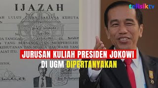 Jokowi Kuliah Teknologi Kayu Warganet Tidak Pernah Ada Jurusan Itu di Fakultas Kehutanan UGM [upl. by Baggott]