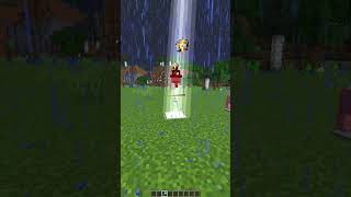 Minecraft Channeling Enchantment 🔱Keep Up shorts [upl. by Bixler]