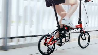 DAHON K3 adventure  14 inch folding bike [upl. by Jerrold]