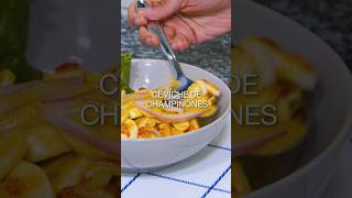 Preparamos ceviche de champiñones  ¿o cómo lo llamarías 😏 ¡La receta es buenaza [upl. by Marcella]