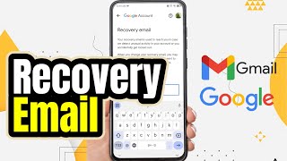 How to Add Recovery Email in Gmail Account [upl. by Keare]