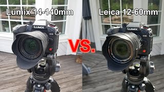 Panasonic Lumix 14140mm vs Leica 1260mm [upl. by Semadar]