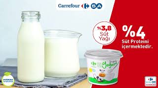 Tam yağlı yoğurdun doğrusu CarrefourSAda [upl. by Asilat]