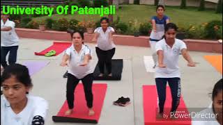 Daily Morning Yoga Class In University Of Patanjali [upl. by Ahcropal16]