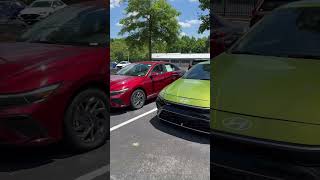 2024 Hyundai Elantra Exotic Green or Ultimate Red shorts [upl. by Eceerehs]