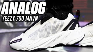 Yeezy 700 MNVN Analog Laceless Review and On Foot in 4K [upl. by Coh]