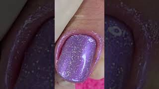 Esmaltação em gel com glitter [upl. by Ielhsa]