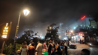 Mussoorie night view  Mussoorie tourist location mussoorie trip travelvlogs [upl. by Olivette]