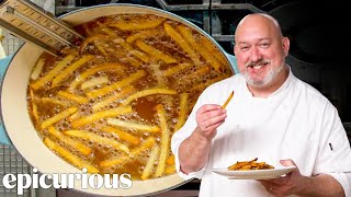 The Best Way To Make French Fries At Home RestaurantQuality  Epicurious 101 [upl. by Ferd]