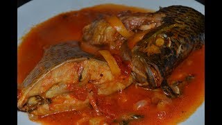 Tomato sauce with fresh fish [upl. by Niccolo]