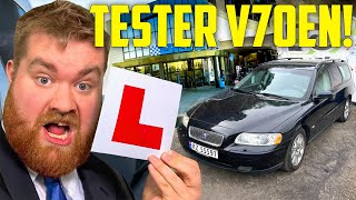 KJØRER V70EN PÅ TEST TUR [upl. by Langelo]