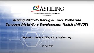 Ashling VitraXS Trace Probe for Synopsys ARC Processors [upl. by Assela]