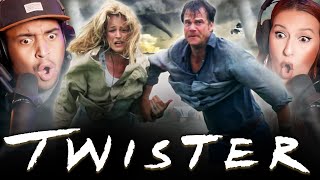 TWISTER 1996 MOVIE REACTION  WHAT A THRILL RIDE  First Time Watching  Review [upl. by Nodmac]