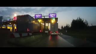 Driving on The Pennsylvania Turnpike from Ohio to Breezewood [upl. by Nellek]