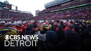 Reporters who attended MichiganOhio State game speak on fight [upl. by Ynaffyt42]