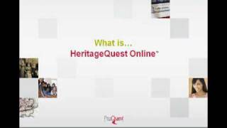 HeritageQuest Online Genealogy Research in 2 Minutes [upl. by Suiremed]