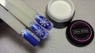 Nageldesign für Winter amp Weihnachten Gel nailart Christmas [upl. by Schouten]