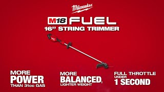 M18 FUEL™ 16quot String Trimmer [upl. by Oznarol]