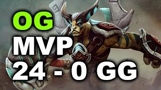 OG MVP  240 GG  Biggest Stomp in The History of Dota 2 [upl. by Samled]