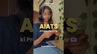 AIATS Preparation w me as a NEET ASPIRANT ❤️‍🔥✨  11th grader 🎧 cbse exam aakash fyp [upl. by Naasar]